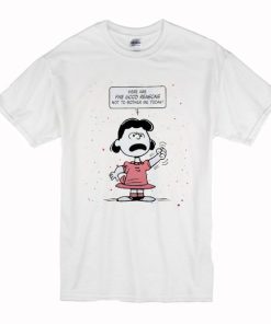 LUCY VAN PELT Peanuts Gang t shirt