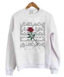 Tame Impala Yes I’m Changing Lyrics sweatshirt