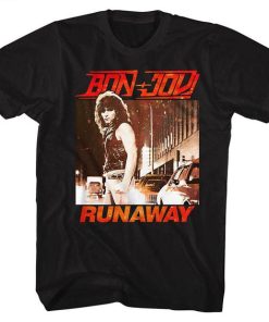 BON JOVI T-SHIRT, BON JOVI RUNAWAY vintage t shirt