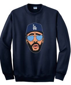 Bad Bunny Dodgers, Los Angeles Dodgers sweatshirt