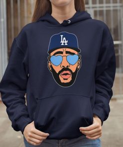 Bad Bunny Dodgers hoodie, Los Angeles Dodgers