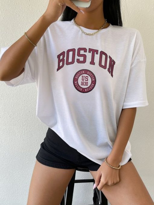 Boston graphic t shirt