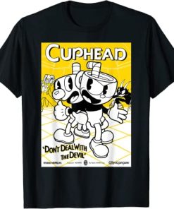 Cuphead Don’t Deal With The Devil Poster t shirt