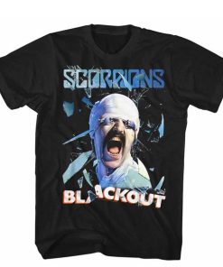 Scorpions German Rock Band Blackout t shirt