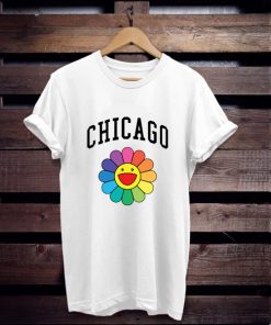 Takashi Murakami Flower Chicago t shirt