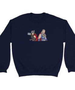 Thor and Jane Foster Sweatshirt, Thor Love and Thunder sweatshirt