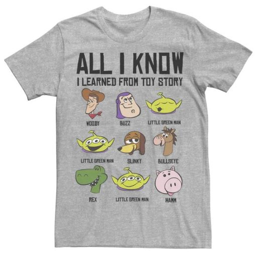 All I Know I Learned From Toy Story t shirt