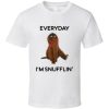 Everyday I'm Snufflin' Tee, Funny Snuffleupagus Sesame Street t shirt RF