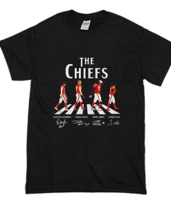 Kansas City Chiefs Mahomes Kelce Cross Abbey Road t shirt