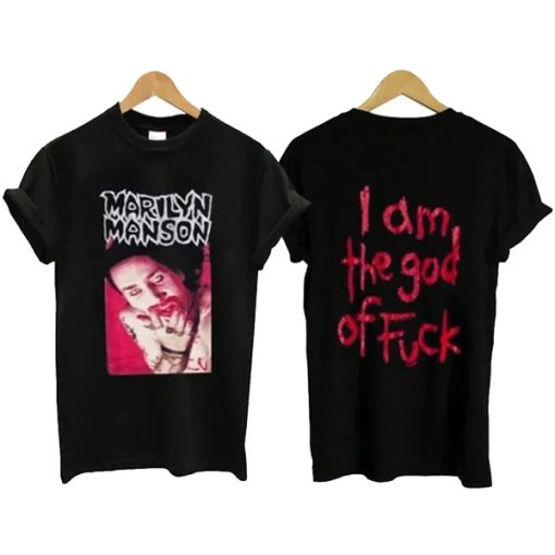 Marilyn Manson I am The God of Fuck t-shirt RF