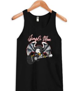 Nice Simple Man love Lynyrd Skynyrd rock band guitar tank top