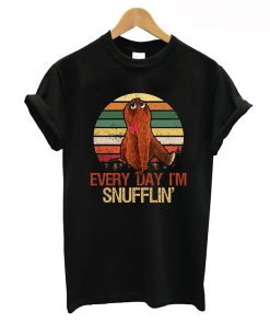 Snuffleupagus every day I’m snufflin t-shirt RF