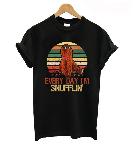 Snuffleupagus every day I’m snufflin t-shirt RF