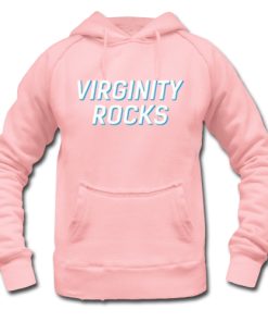 Virginity Rocks Light Pink hoodie RF