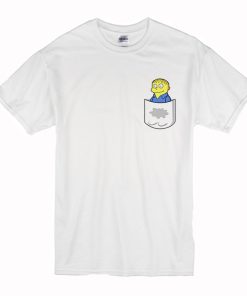 Wet Pocket Ralph Wiggum t shirt