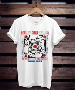 Red Hot Chili Peppers BLOOD SUGAR SEX MAGIK TOUR 1991 t shirt