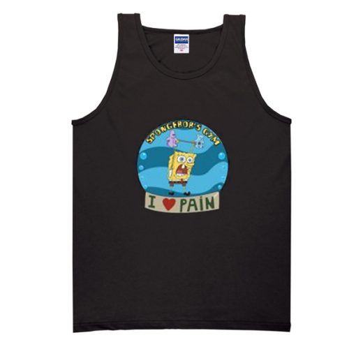 Spongebob’s Gym I Love Pain tank top