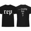 Taylor Swift Reputation Album t shirt twoside