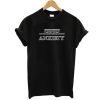 high anxiety font t shirt