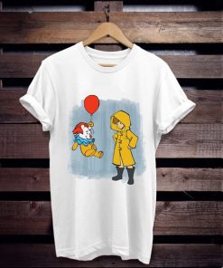 Winnie the Pooh Pennywise IT Funny Mashup t shirt