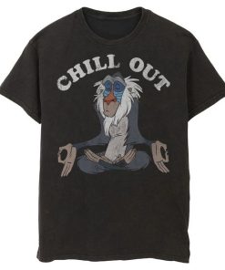 Lion King Rafiki Chill Out Meditation t shirt