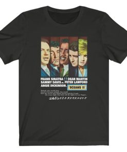 Oceans 11 Rat Pack Film 1960 Movie Poster t shirt