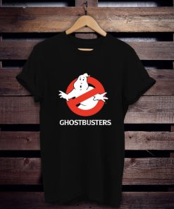 Ghostbusters logo black t shirt