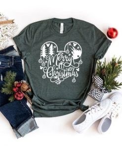 Mouse Ear Merry Christmas t shirt