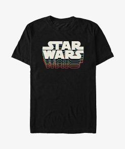 Star Wars Retro Gradient Logo t shirt