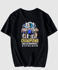 Dallas Mavericks 3 Times Champions Western Conference T Shirt SD