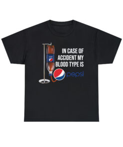 Pepsi T-Shirt blood type is pepsi