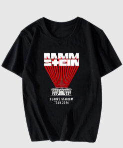 Rammstein Europe Stadium Tour 2024 T Shirt