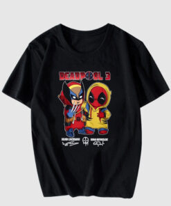 Cute Deadpool & Wolverine Dress Up T Shirt THD